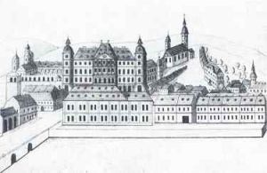 Blieskastel, Lithographie nach Neumann, 1837