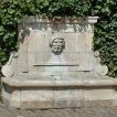 Brunnen auf dem Hof hinter dem Hotel