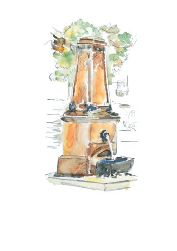 Brunnen in Saarlouis