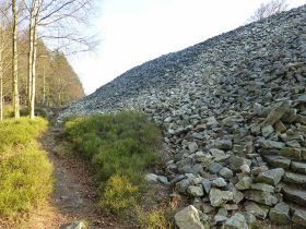 Teil des keltischen Ringwalls