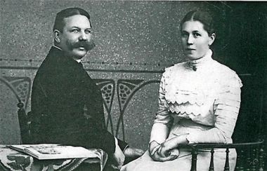Ernst Christian Thiel mit seiner Ehefrau Elly